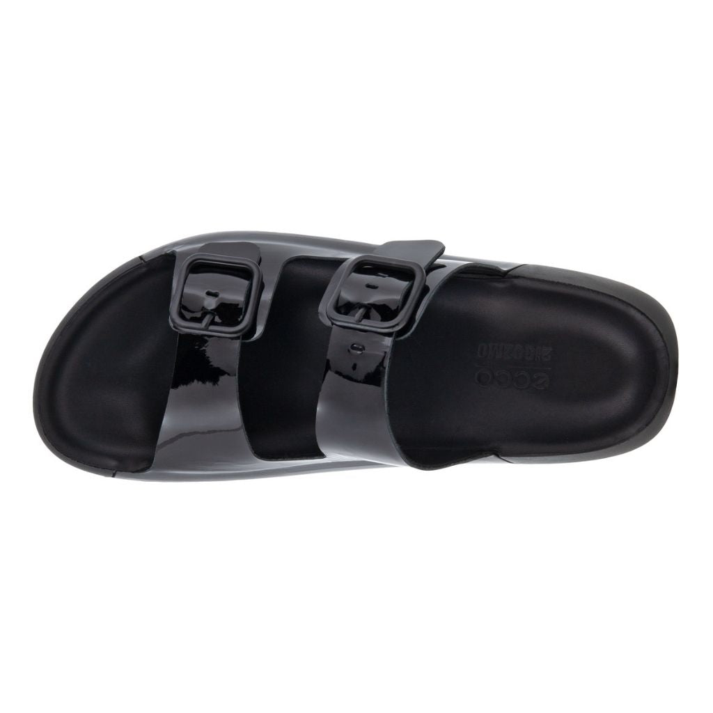 ECCO 2nd Cozmo Slide - Black Patent | Footgear