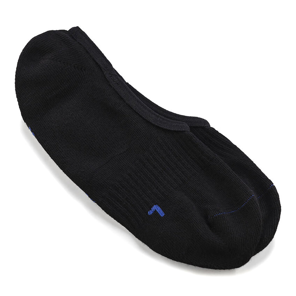 Cotton Sole Invisible Socks - Black