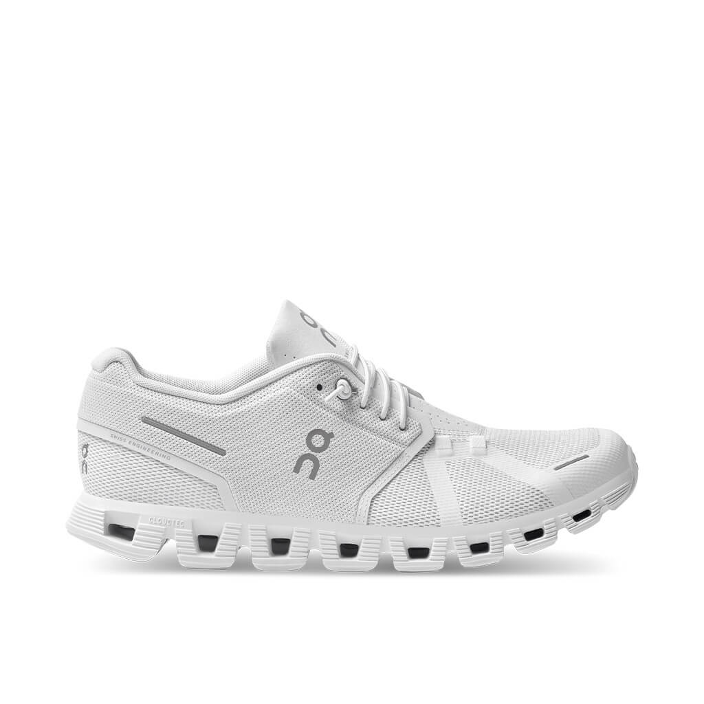 On Running Women's Cloud 5.0 Lace - Undyed All White | Footgear