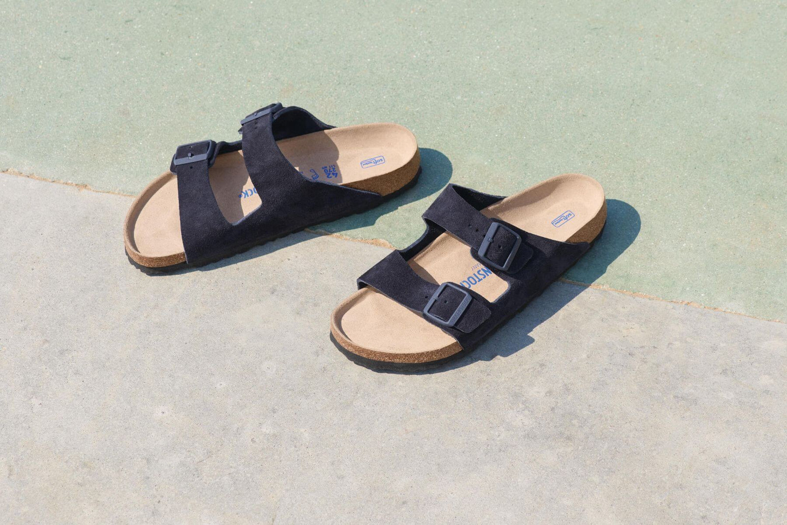 Birkenstock Black Arizona Soft Footbed Sandals | Urban Outfitters UK