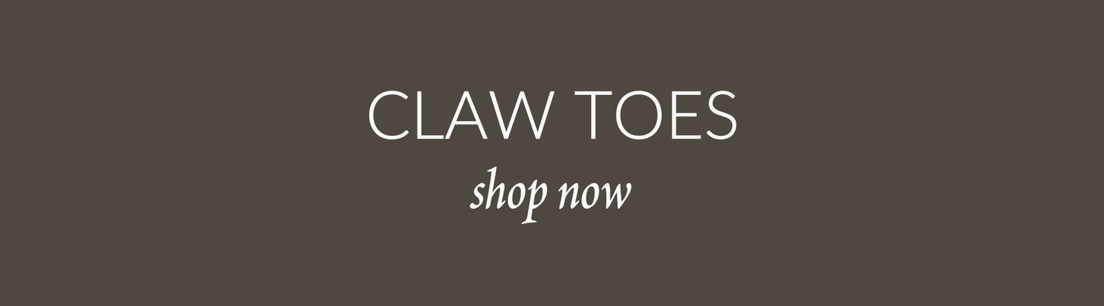 Claw Toes Speciality Shoes