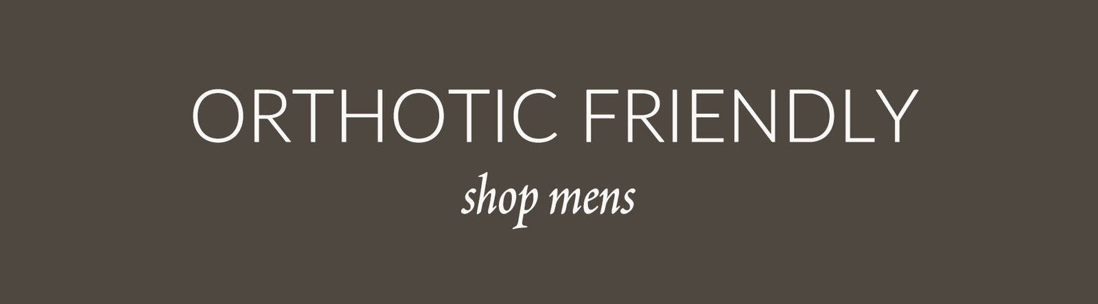 Mens Orthotic Friendly Shoes