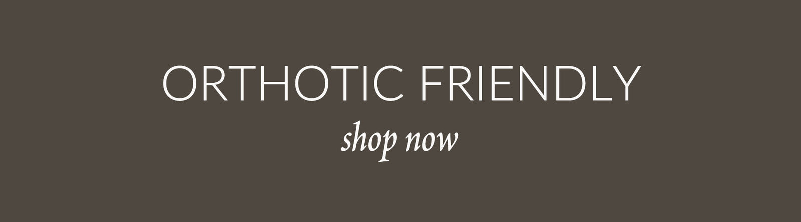 Orthotic Friendly Speciality Shoes