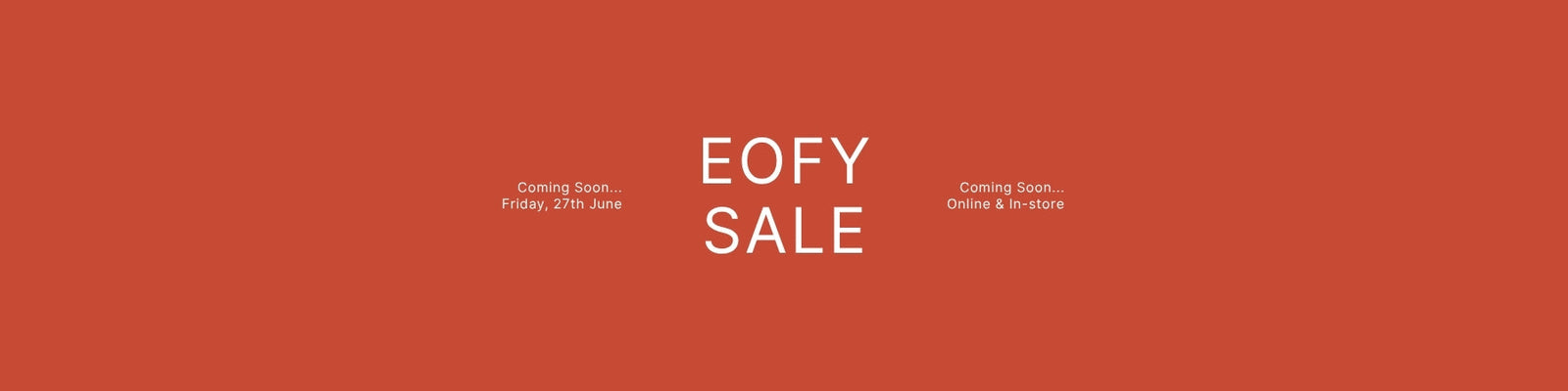 EOFY Sale