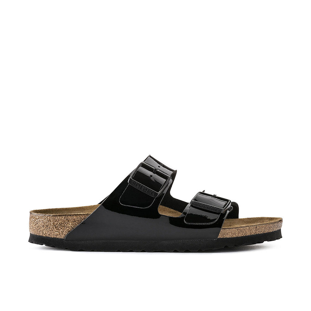 Birkenstock Arizona Birko Flor Black Patent - Main Image