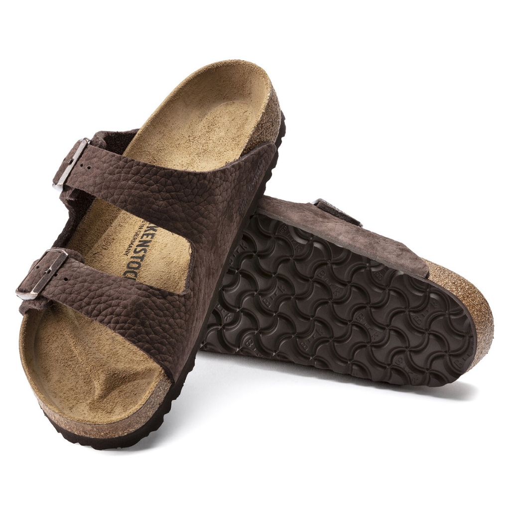 Birkenstock Arizona Nubuck Leather - Roast | Footgear