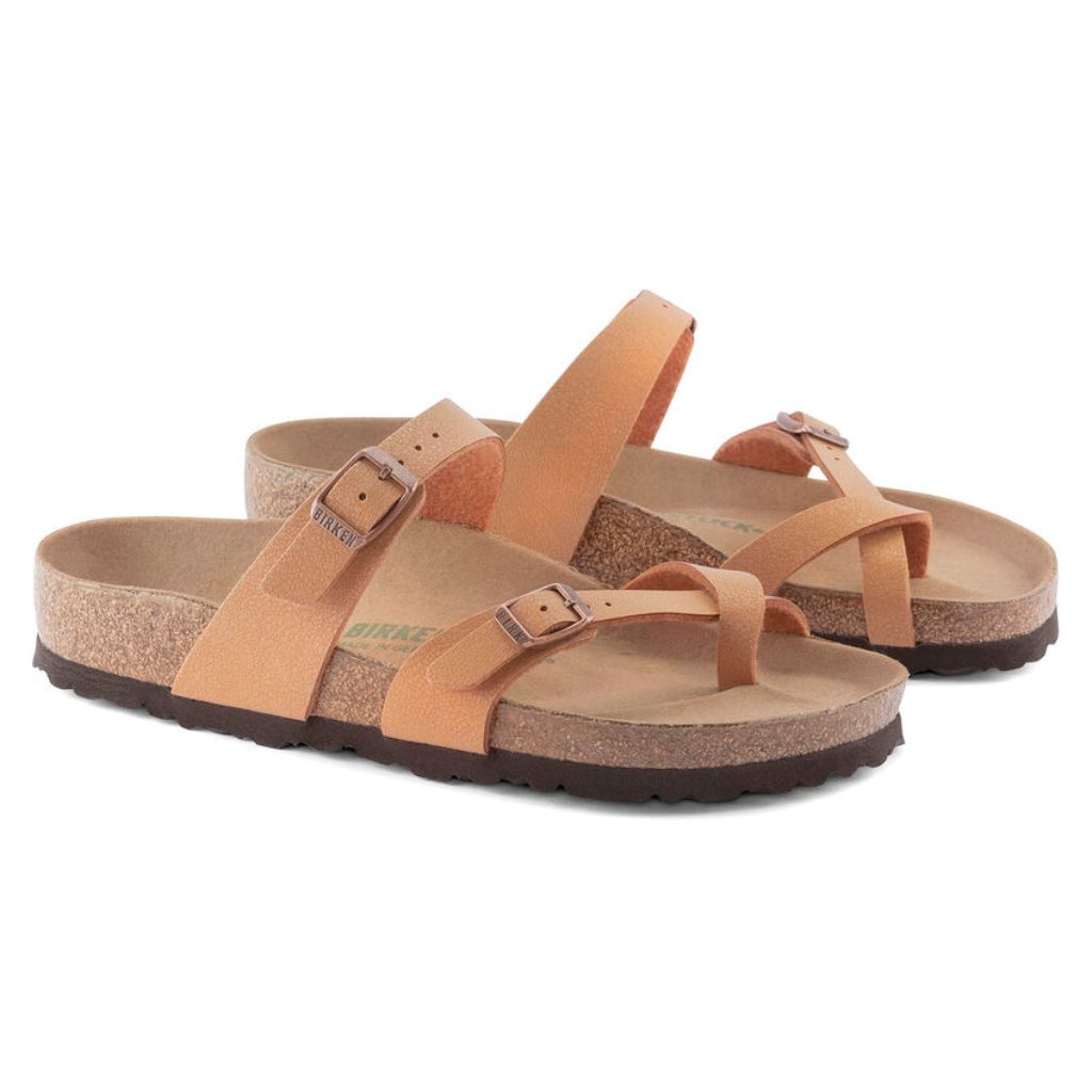 Birkenstock Mayari Vegan BirkiBuc - Pecan | Footgear 