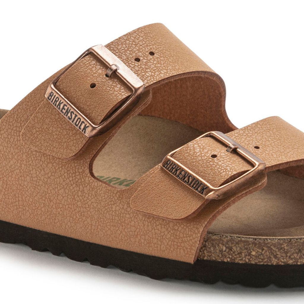 Birkenstock Arizona BirkiBuc Vegan Narrow - Pecan | Footgear 