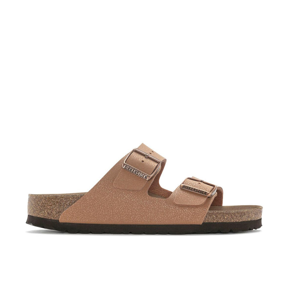 Birkenstock Arizona BirkiBuc Vegan Narrow - Pecan | Footgear 