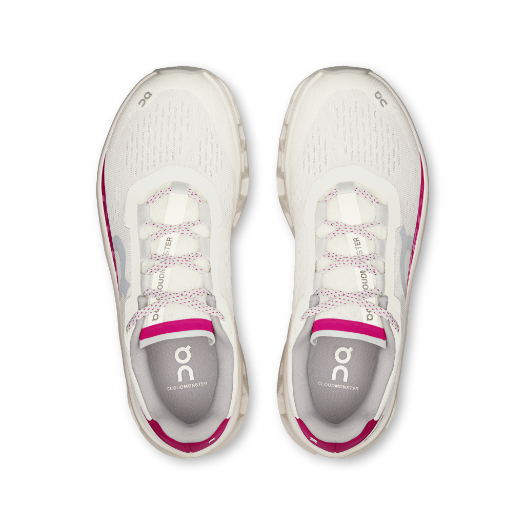 Womens CloudMonster Lace - Ivory/Grenadine