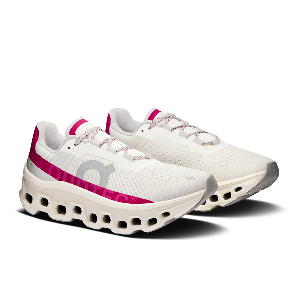 Womens CloudMonster Lace - Ivory/Grenadine