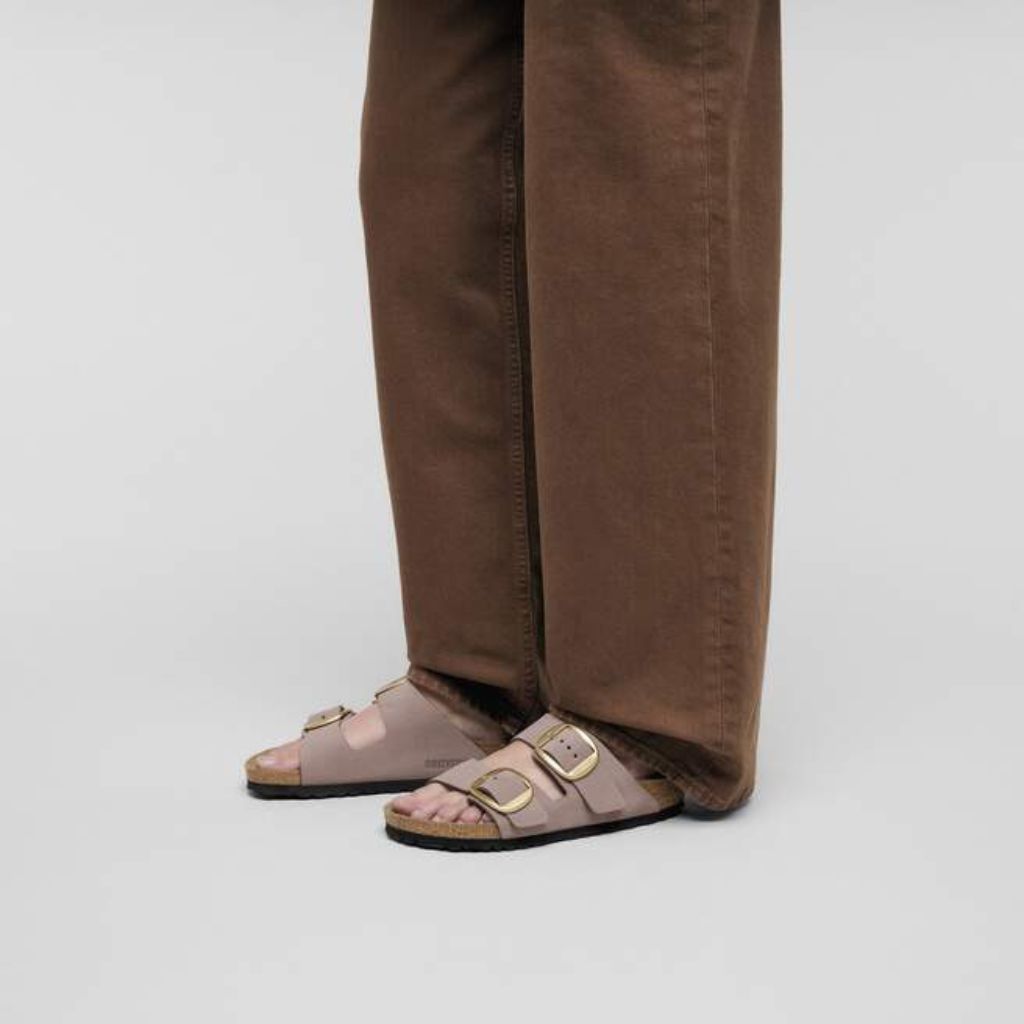 Arizona Big Buckle Nubuck Leather - Faded Purple