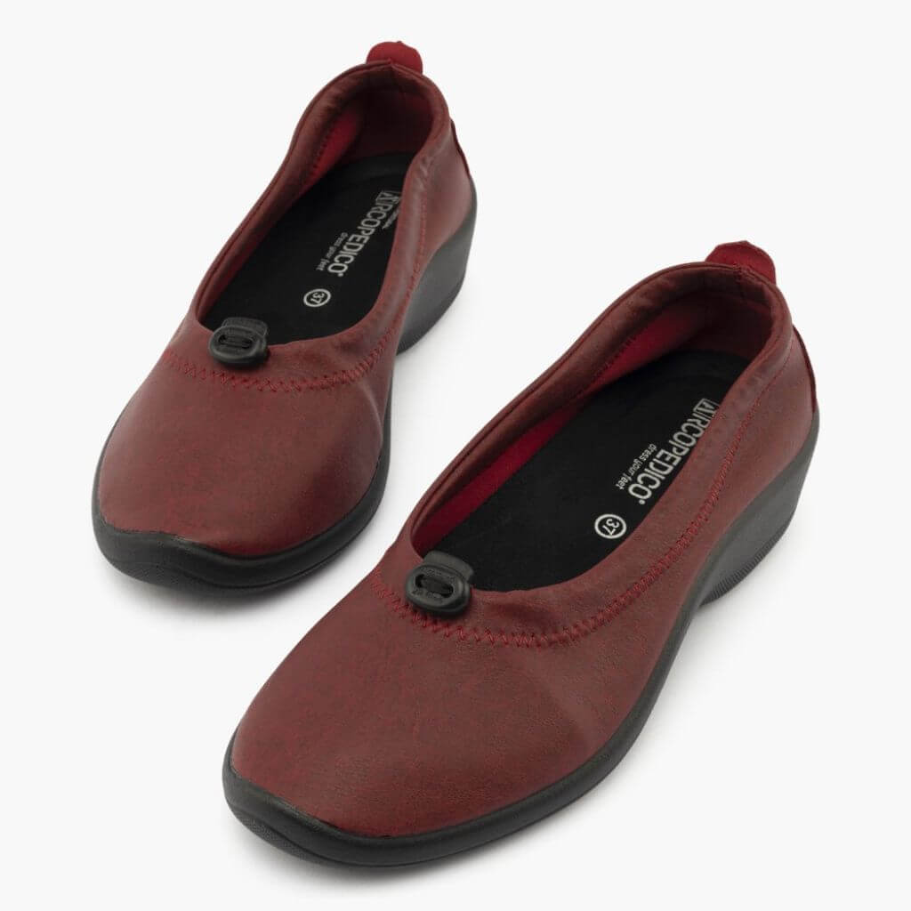 Arcopedico Cabrera in Cherry Red