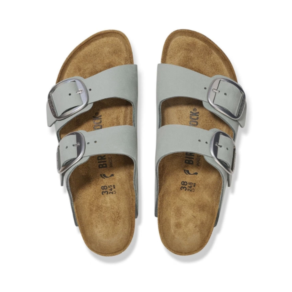 Arizona Big Buckle Nubuck Leather - Pure Sage