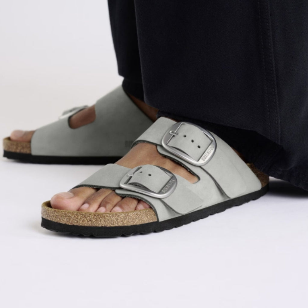 Arizona Big Buckle Nubuck Leather - Pure Sage