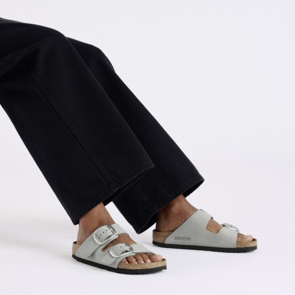 Arizona Big Buckle Nubuck Leather - Pure Sage
