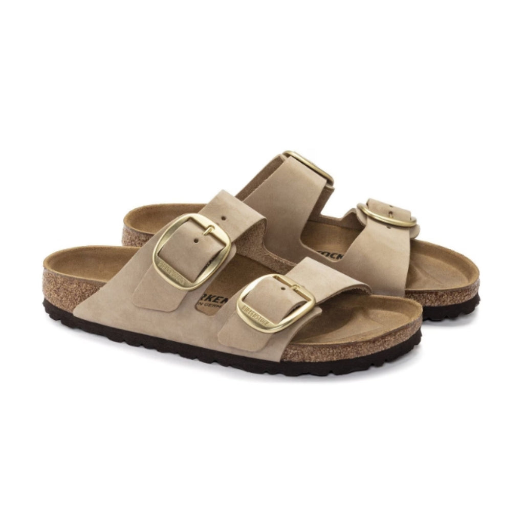 Arizona Big Buckle Nubuck Leather - Sandcastle