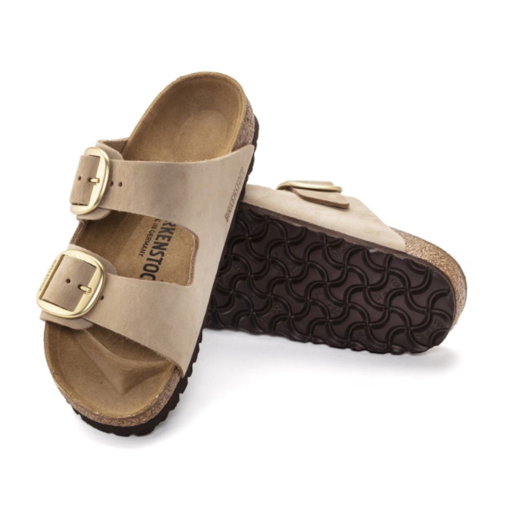 Arizona Big Buckle Nubuck Leather - Sandcastle