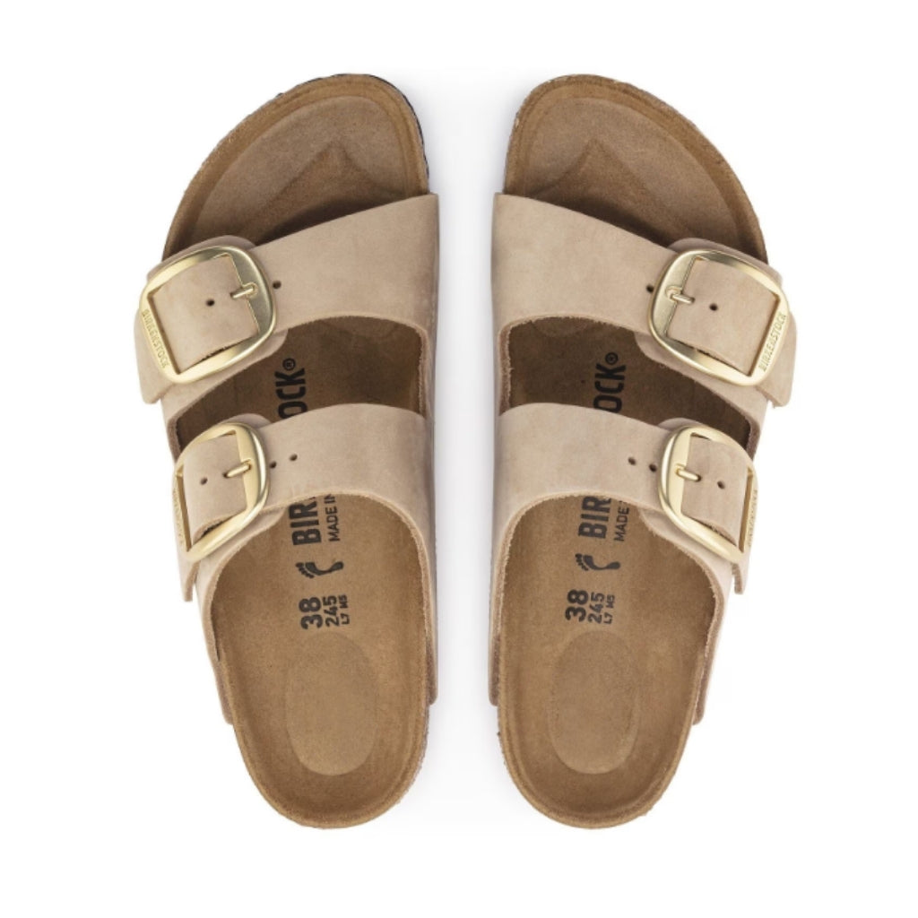 Arizona Big Buckle Nubuck Leather - Sandcastle