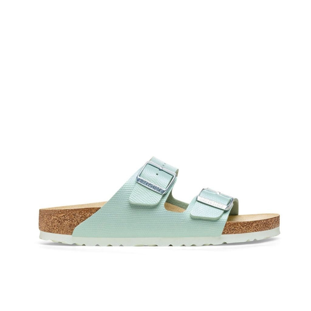 Arizona Birko Flor Shiny Embossed Narrow - Surf Green