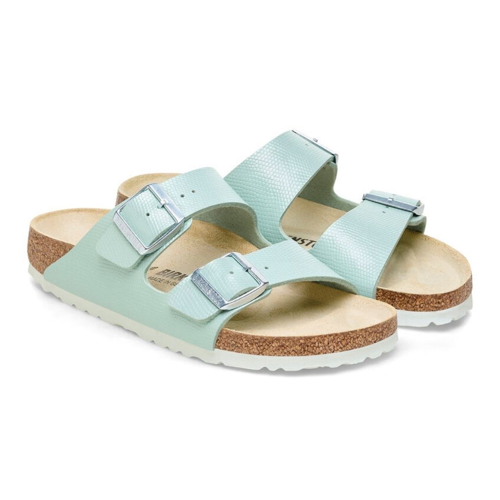 Birkenstock Arizona Birko Flor Embossed - Surf Green - 1026491