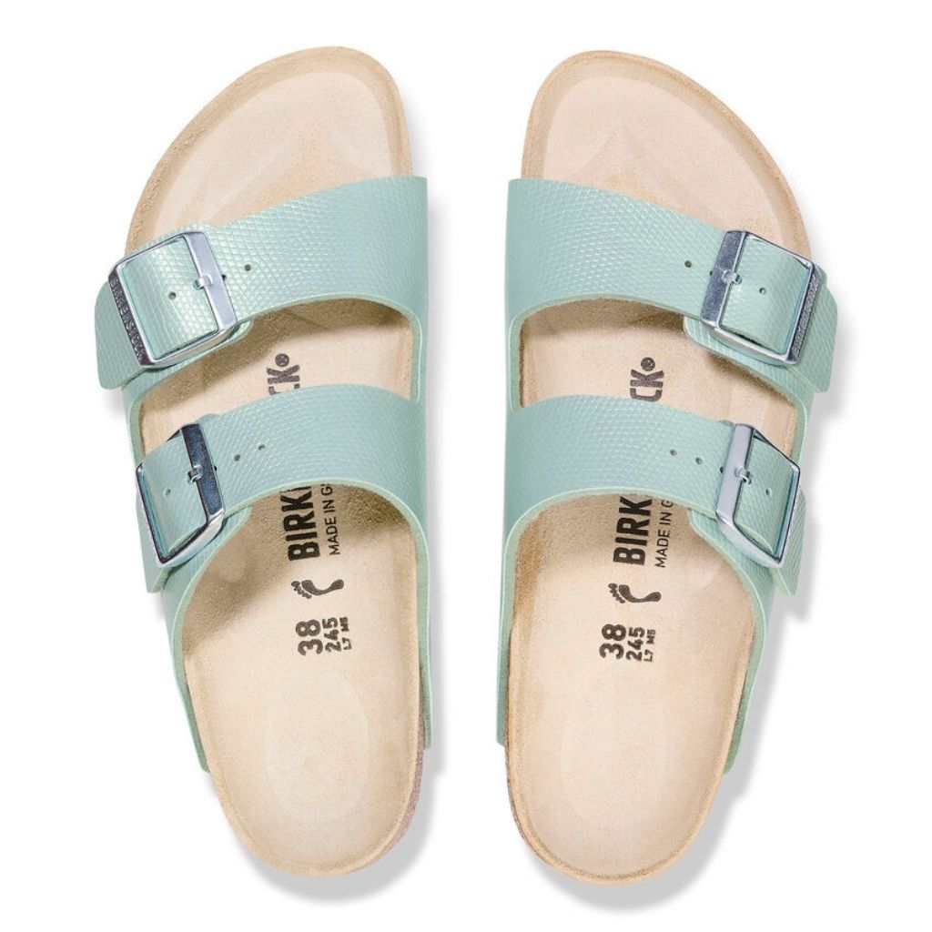 Birkenstock Arizona Birko Flor Embossed - Surf Green - 1026491