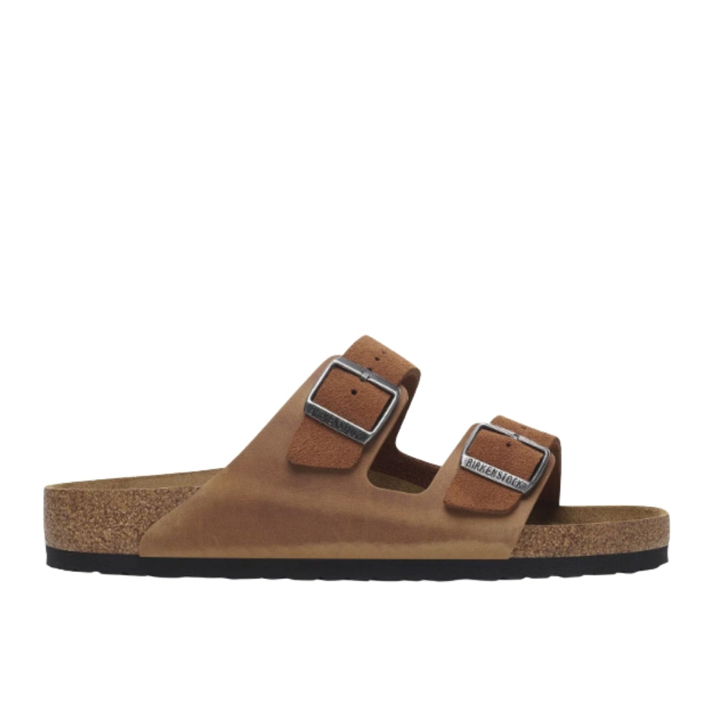 Arizona Suede/Oiled Mix Leather - Cognac