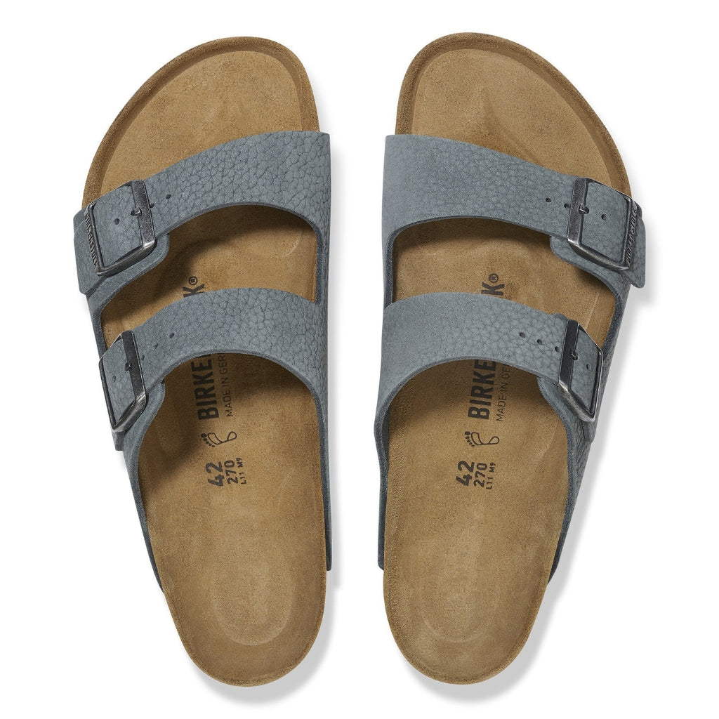 Arizona Nubuck Leather - Basalt Grey