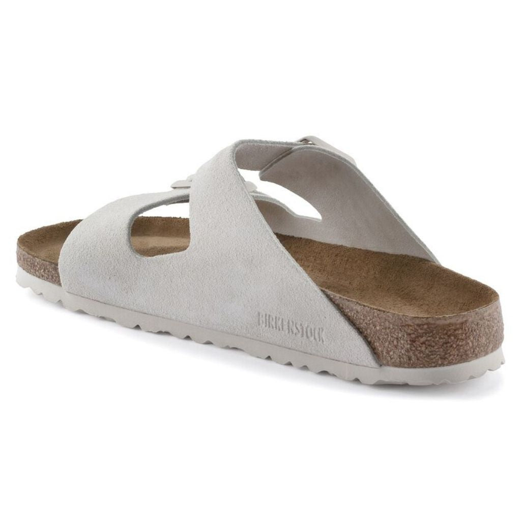 Arizona Suede Soft Footbed - Antique White