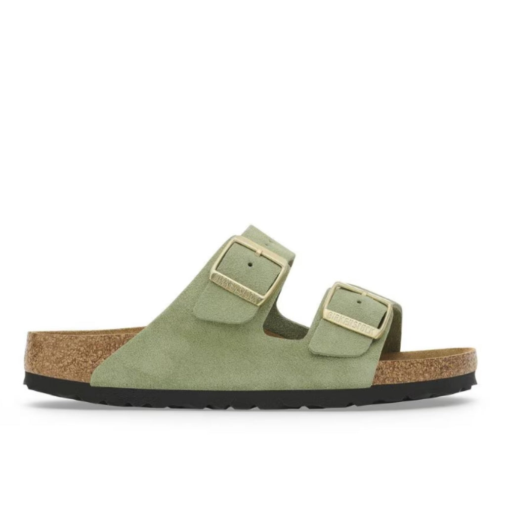 Arizona Suede Soft Footbed Narrow - Green Tea