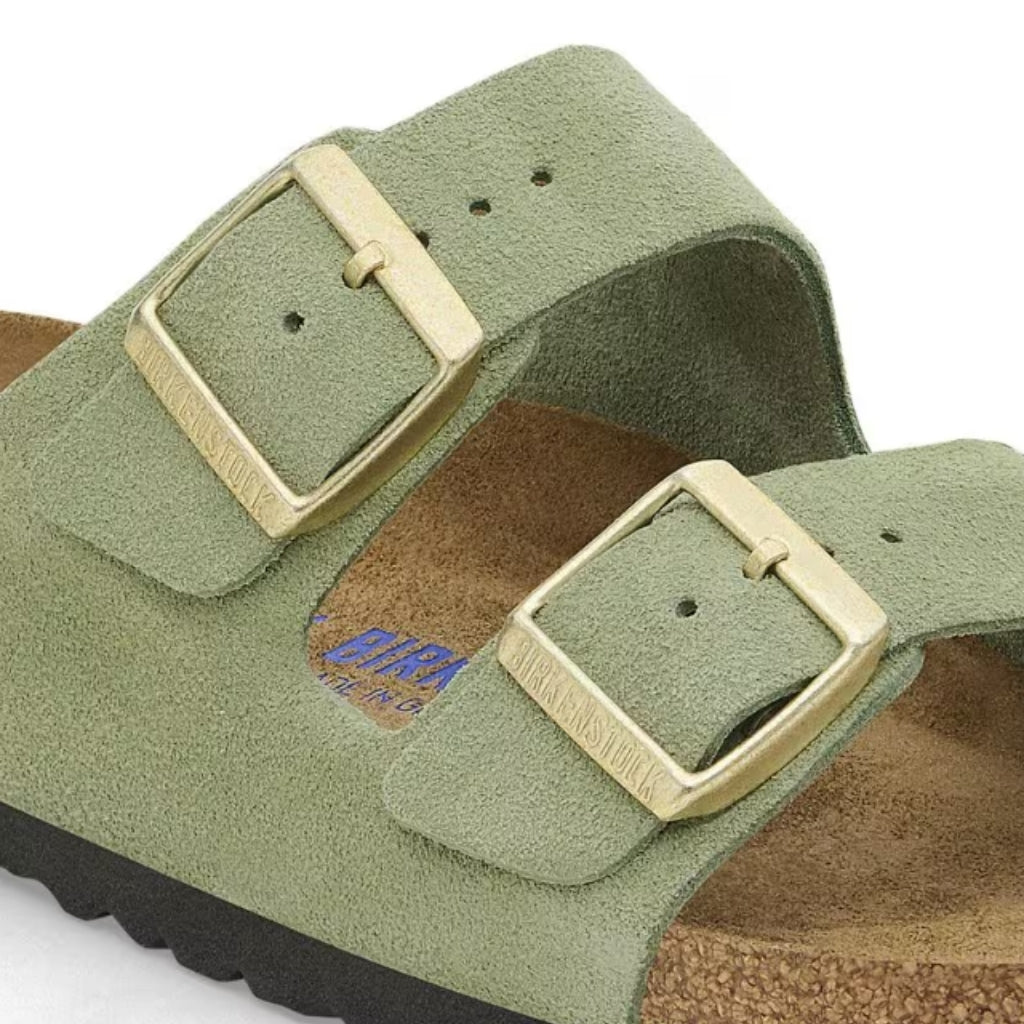 Arizona Suede Soft Footbed Narrow - Green Tea