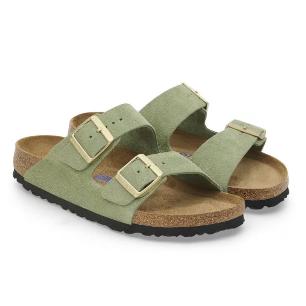 Arizona Suede Soft Footbed Narrow - Green Tea