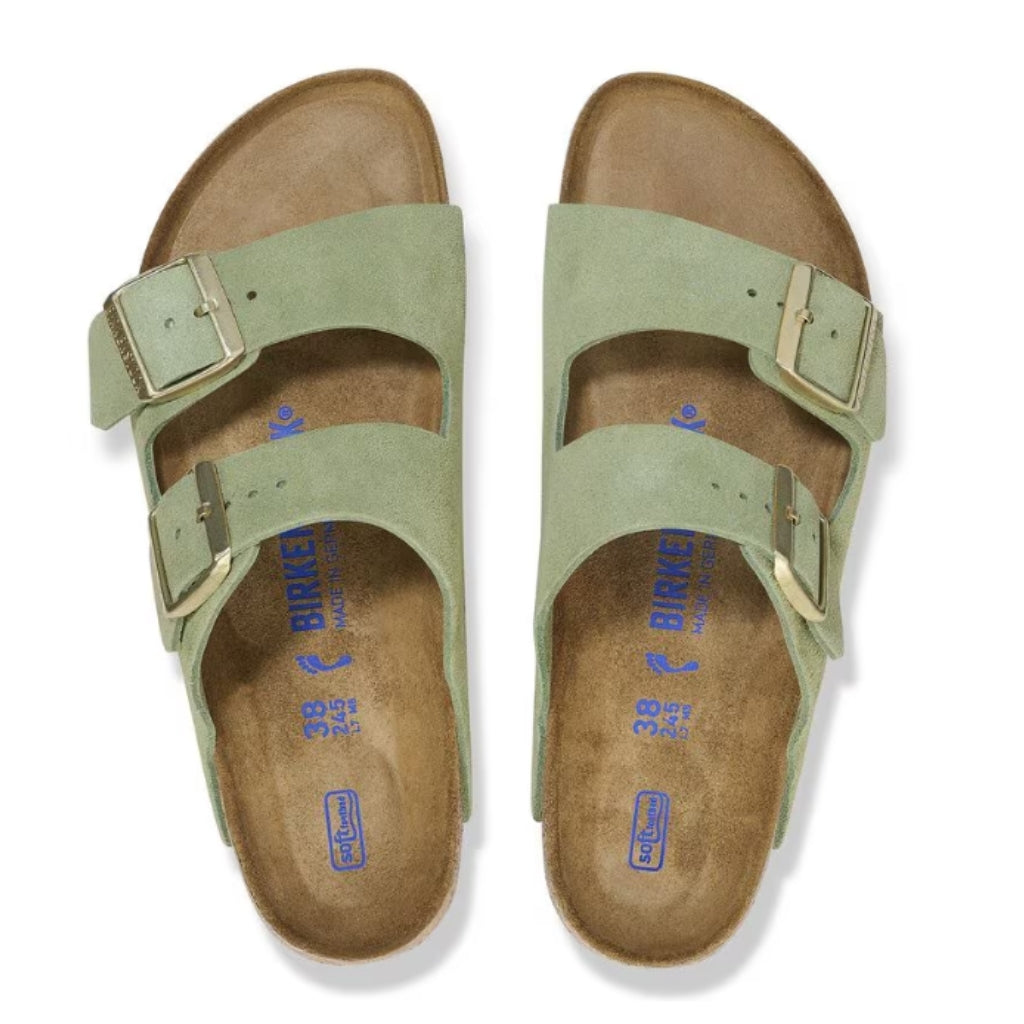 Arizona Suede Soft Footbed Narrow - Green Tea