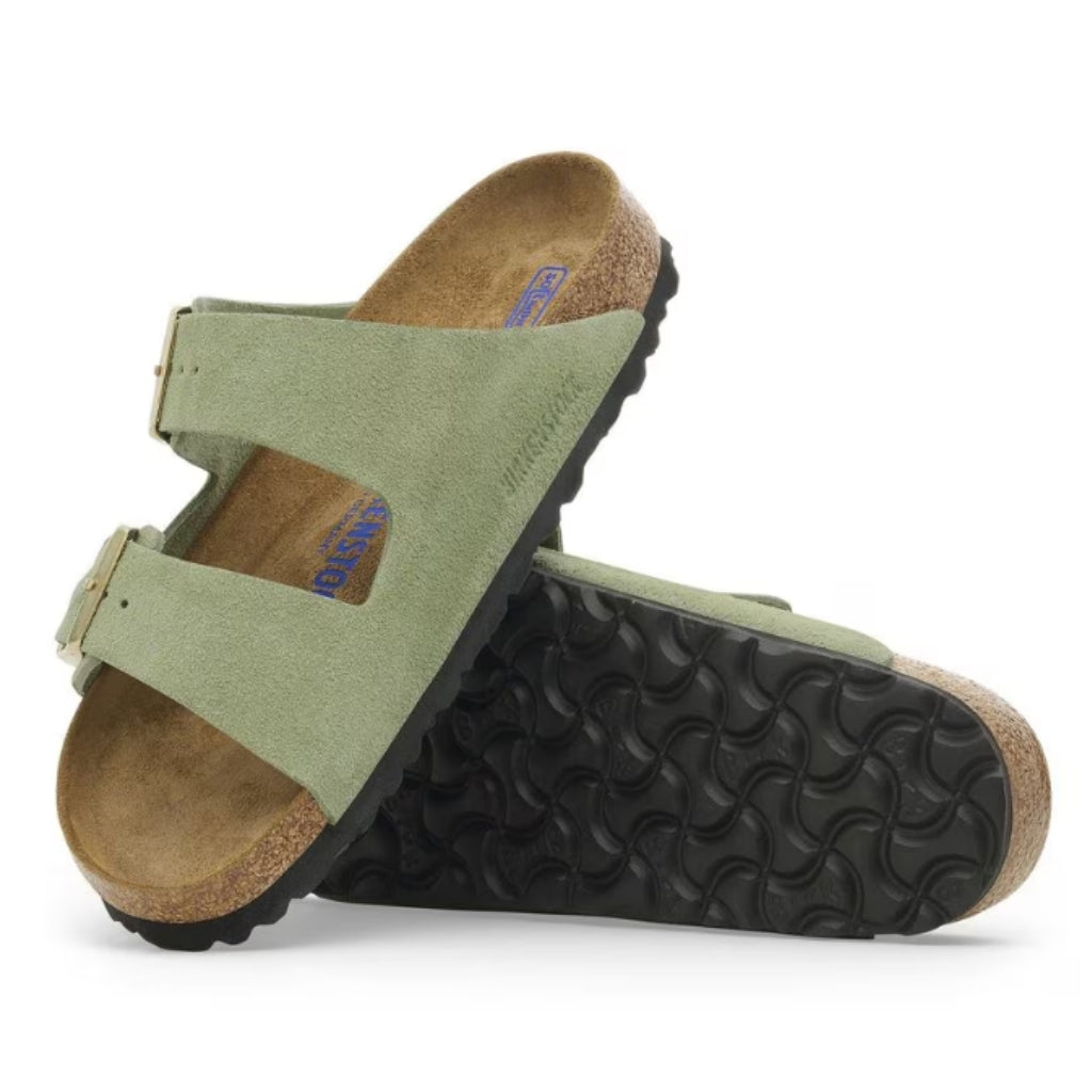 Arizona Suede Soft Footbed Narrow - Green Tea