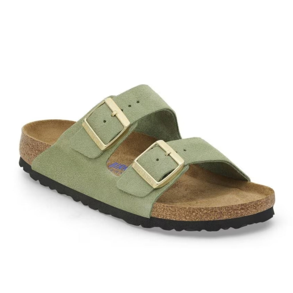 Arizona Suede Soft Footbed Narrow - Green Tea