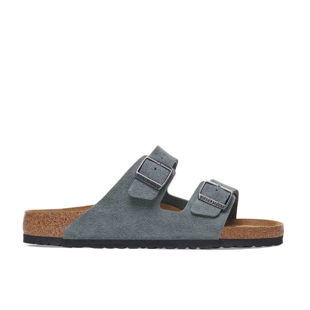 Arizona Suede Soft Footbed in Basalt Grey