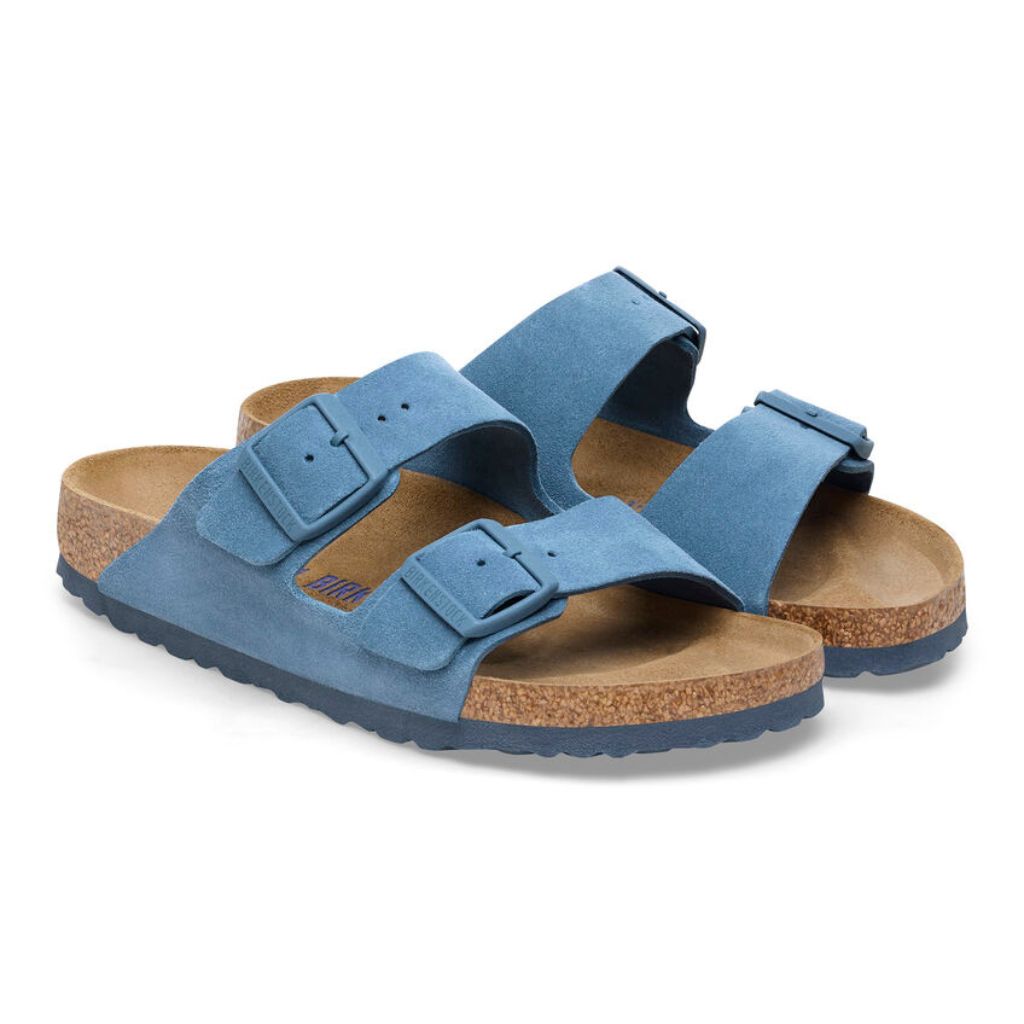 Arizona Suede Soft Footbed Narrow - Elemental Blue