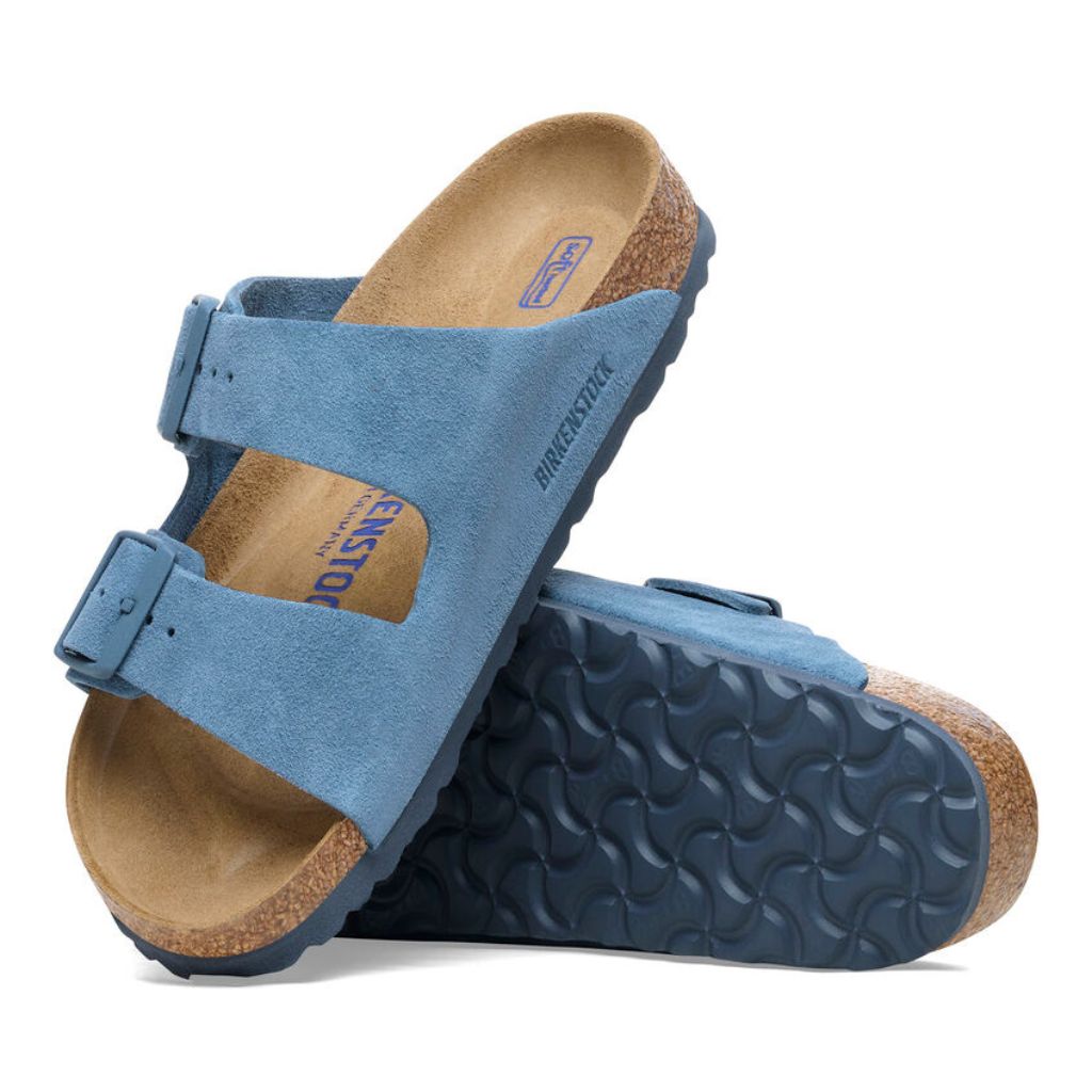 Arizona Suede Soft Footbed Narrow - Elemental Blue