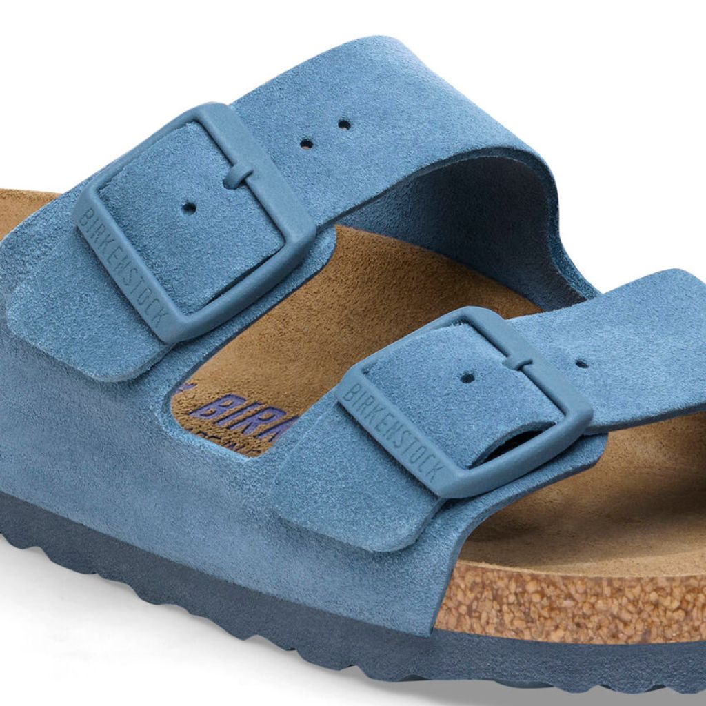 Arizona Suede Soft Footbed Narrow - Elemental Blue