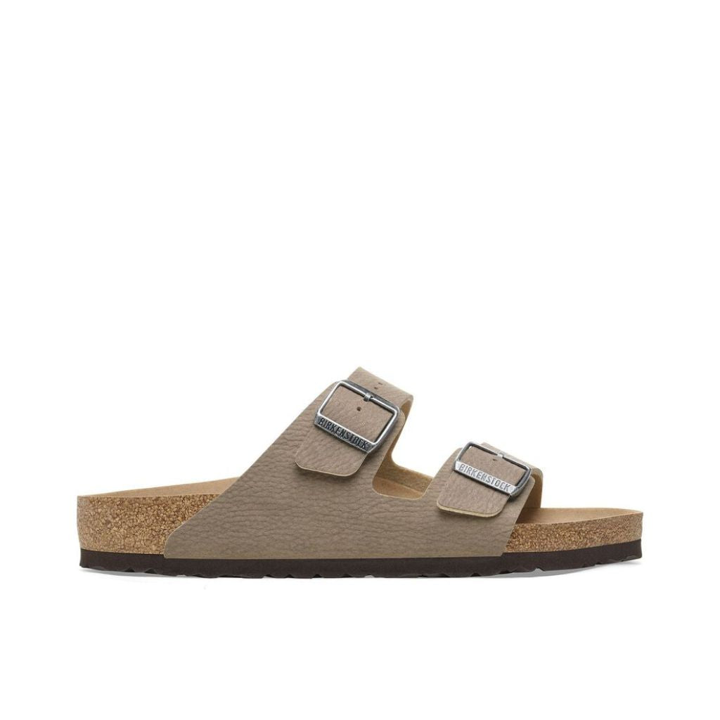 Birkenstock Arizona Vegan BirkiBuc Grey Taupe - Main Image