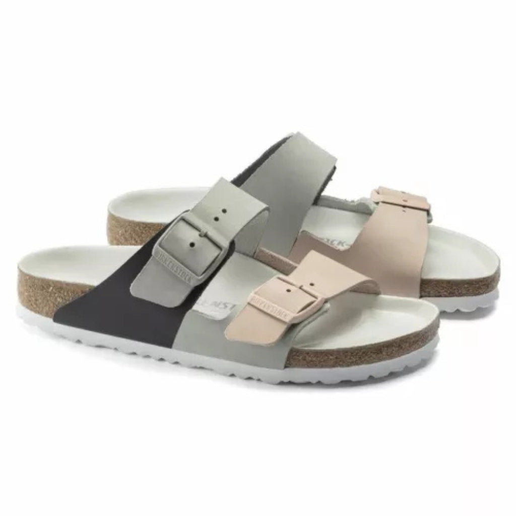 Arizona Nubuck Leather Narrow - Split Mineral/Light Rose