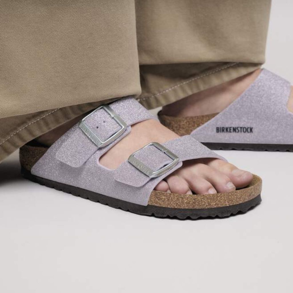 Arizona Birko Flor Narrow - Glitter Faded Purple