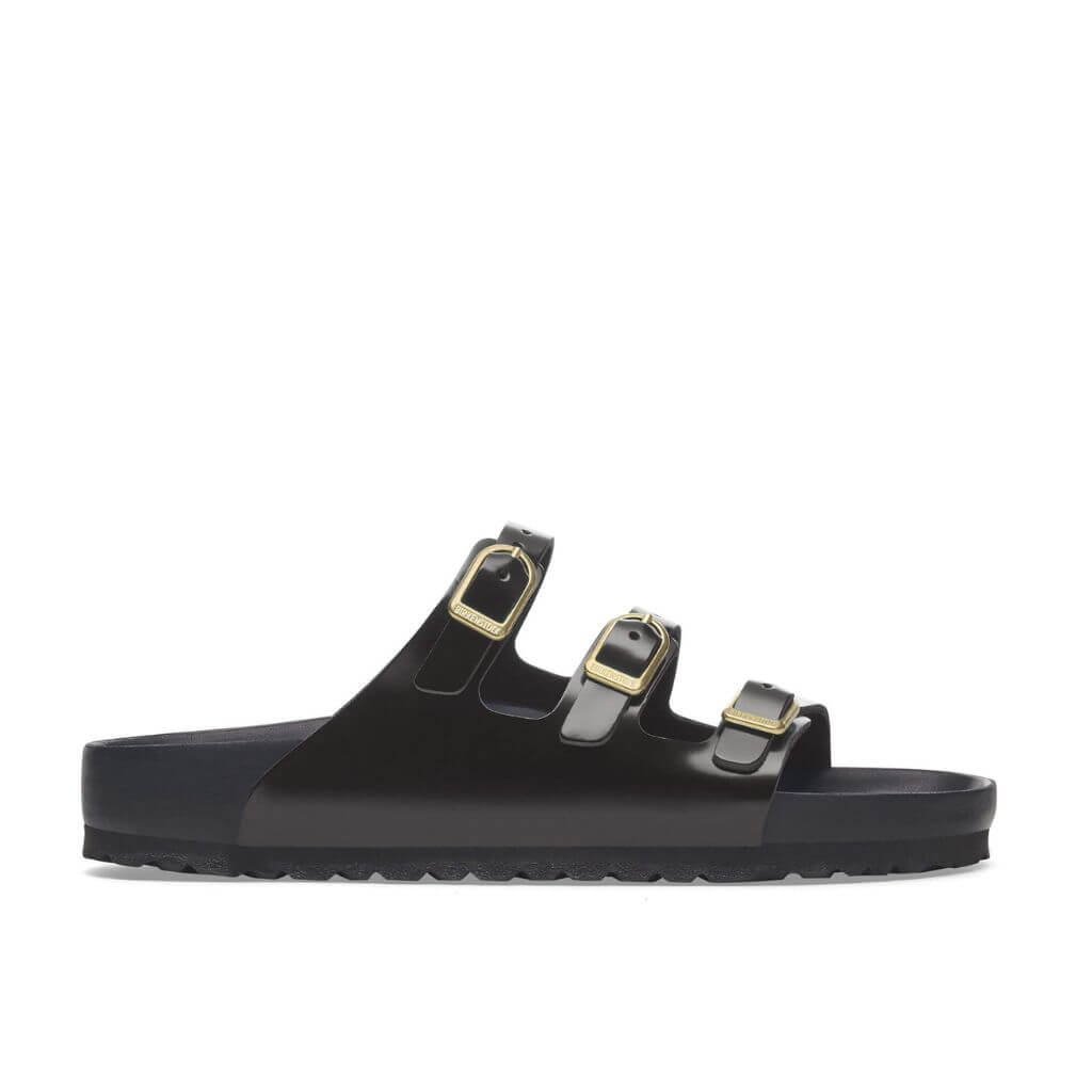 Birkenstock Florida High Shine in Black