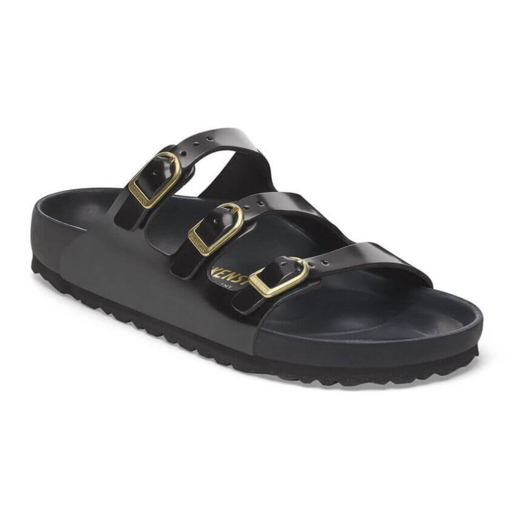 Birkenstock Florida High Shine in Black