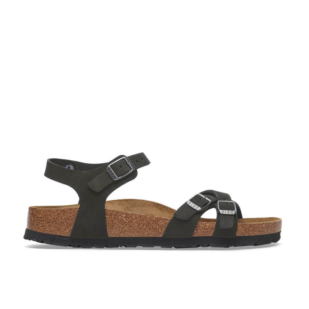 Kumba Nubuck Leather in Black