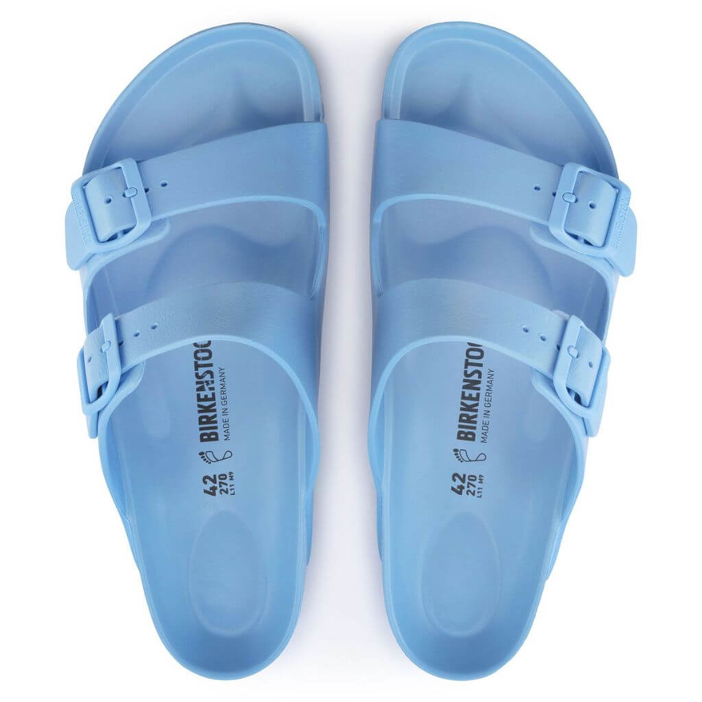 Birkenstock EVA Arizona Sky Blue Birds Eye View