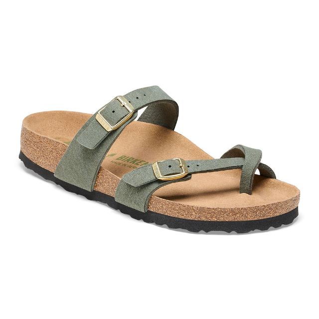 Birkenstock Mayari Vegan Suede Thyme Narrow  Front View