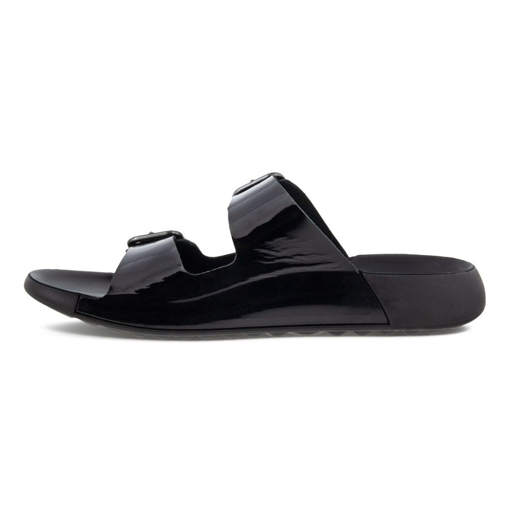 ECCO 2nd Cozmo Slide - Black Patent | Footgear