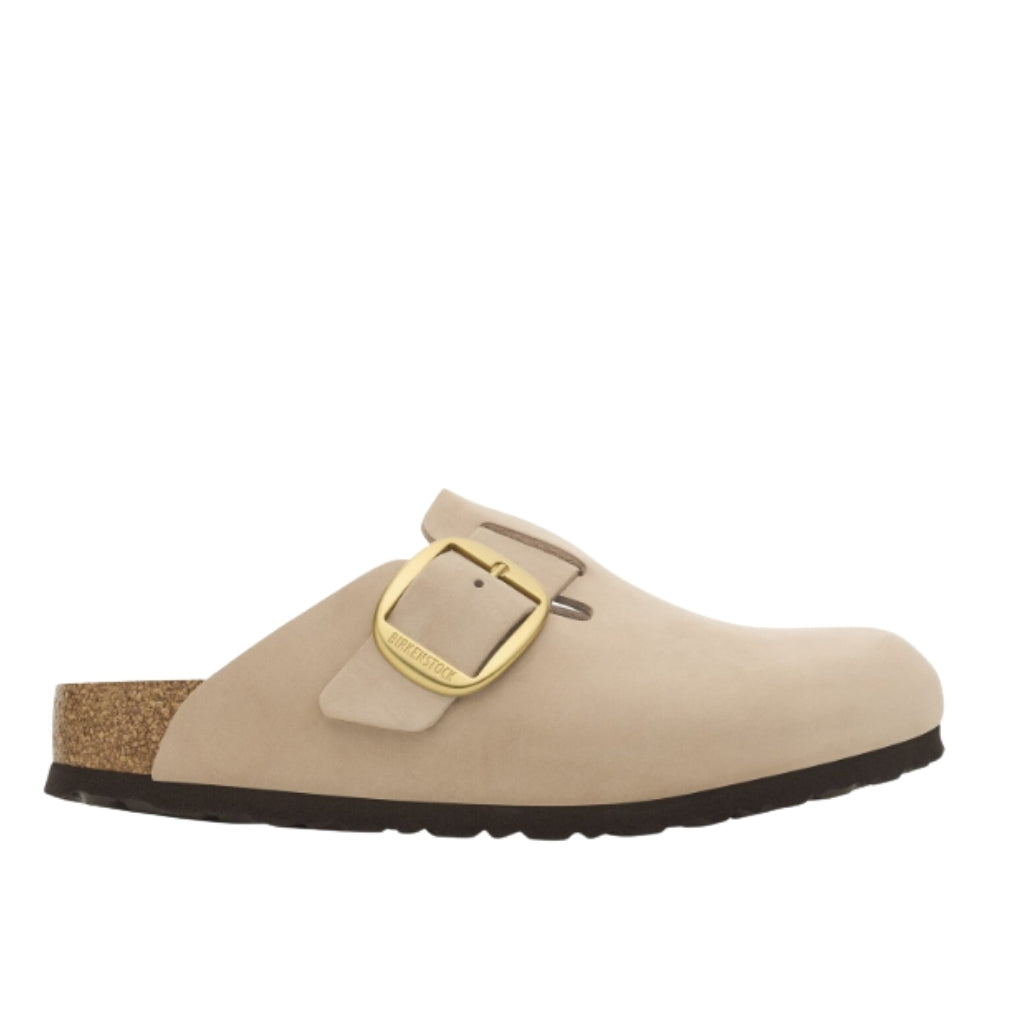 Boston Big Buckle Nubuck Leather Narrow - Sandcastle