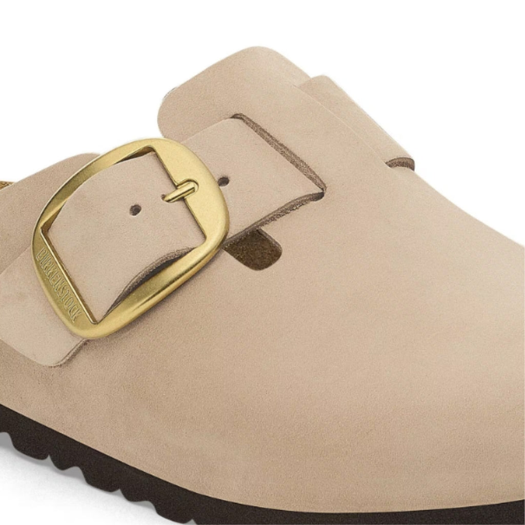 Boston Big Buckle Nubuck Leather Narrow - Sandcastle